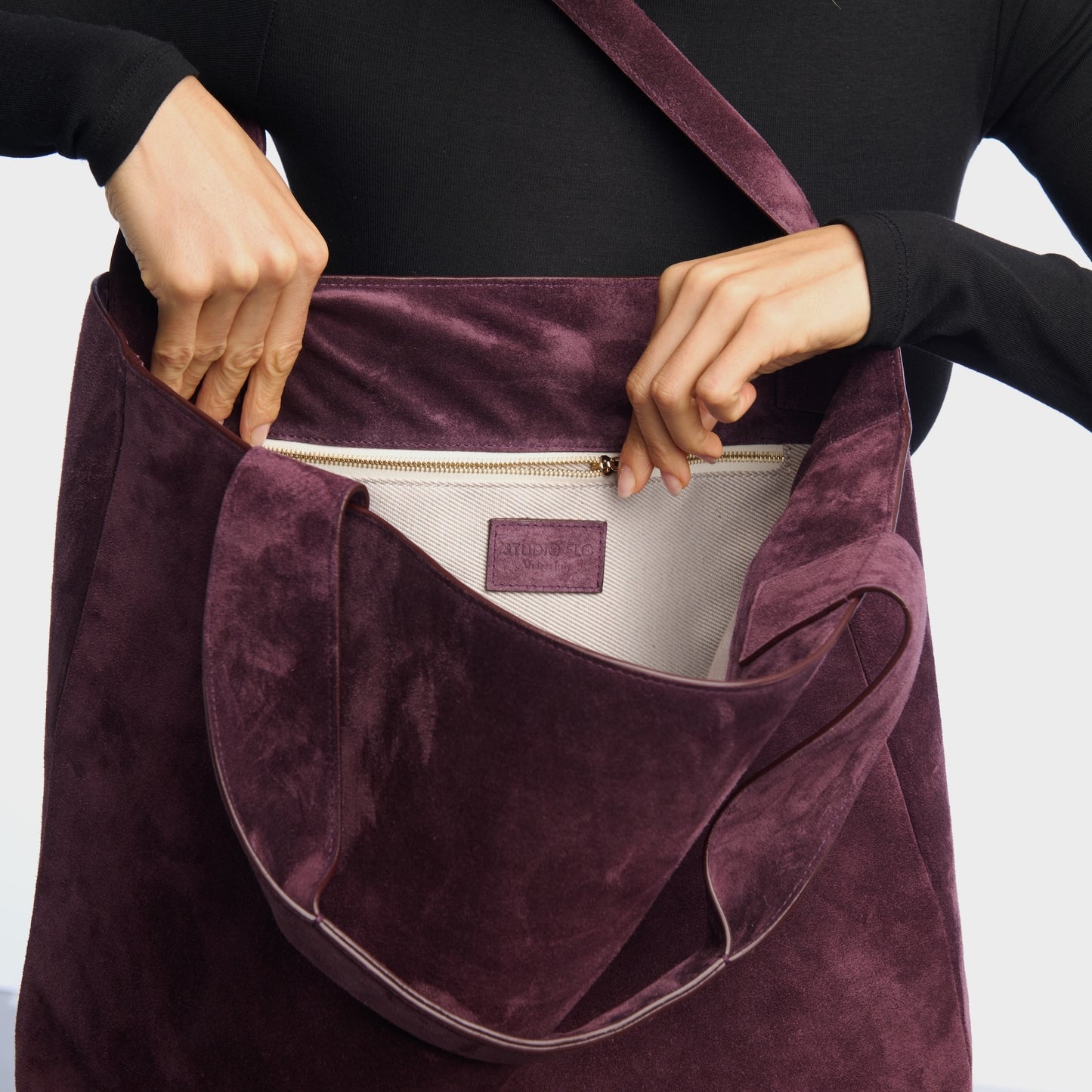 URBAN TOTE CAMOSCIO