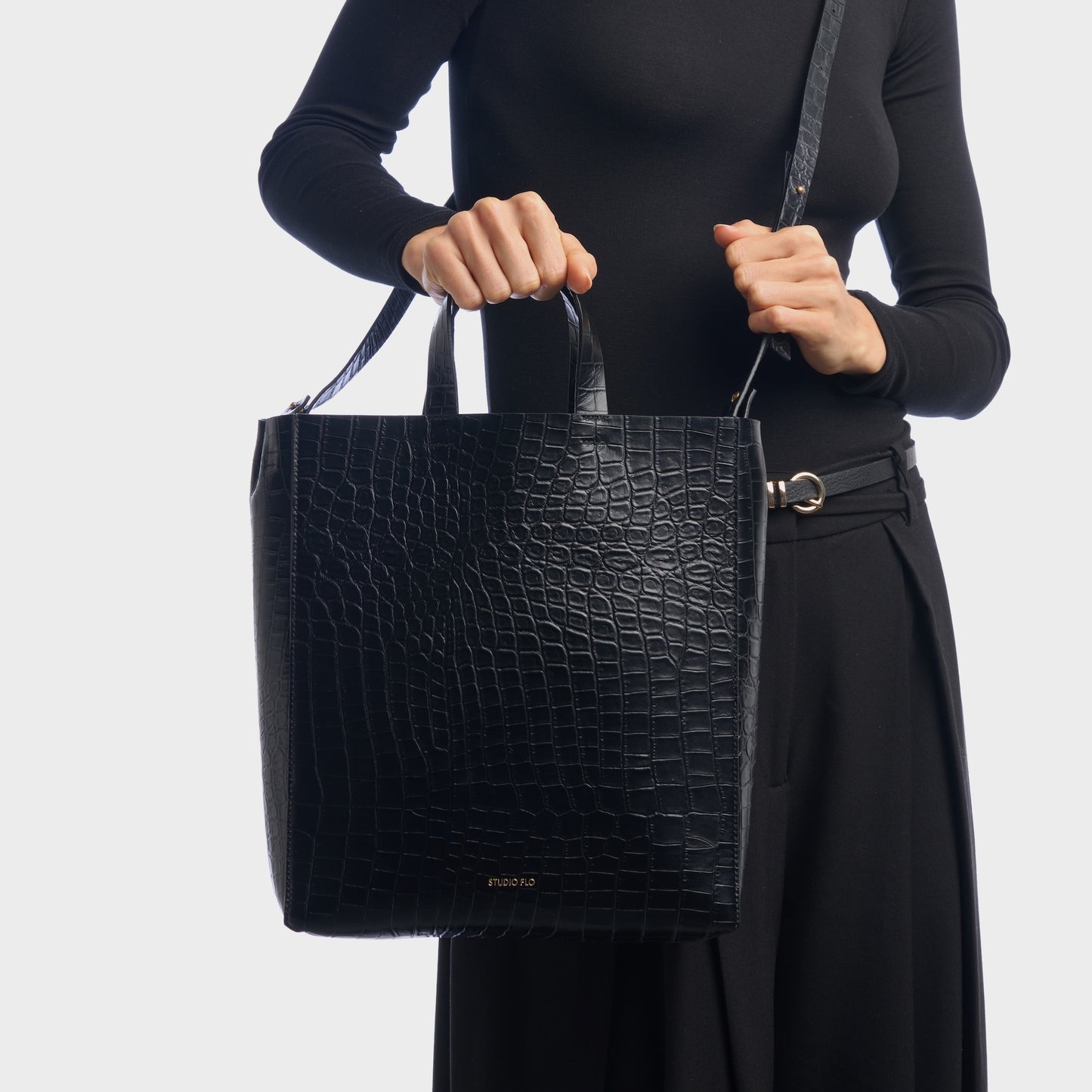 BAGUP SHOPPER MEDIUM (Crocodile Embossed)