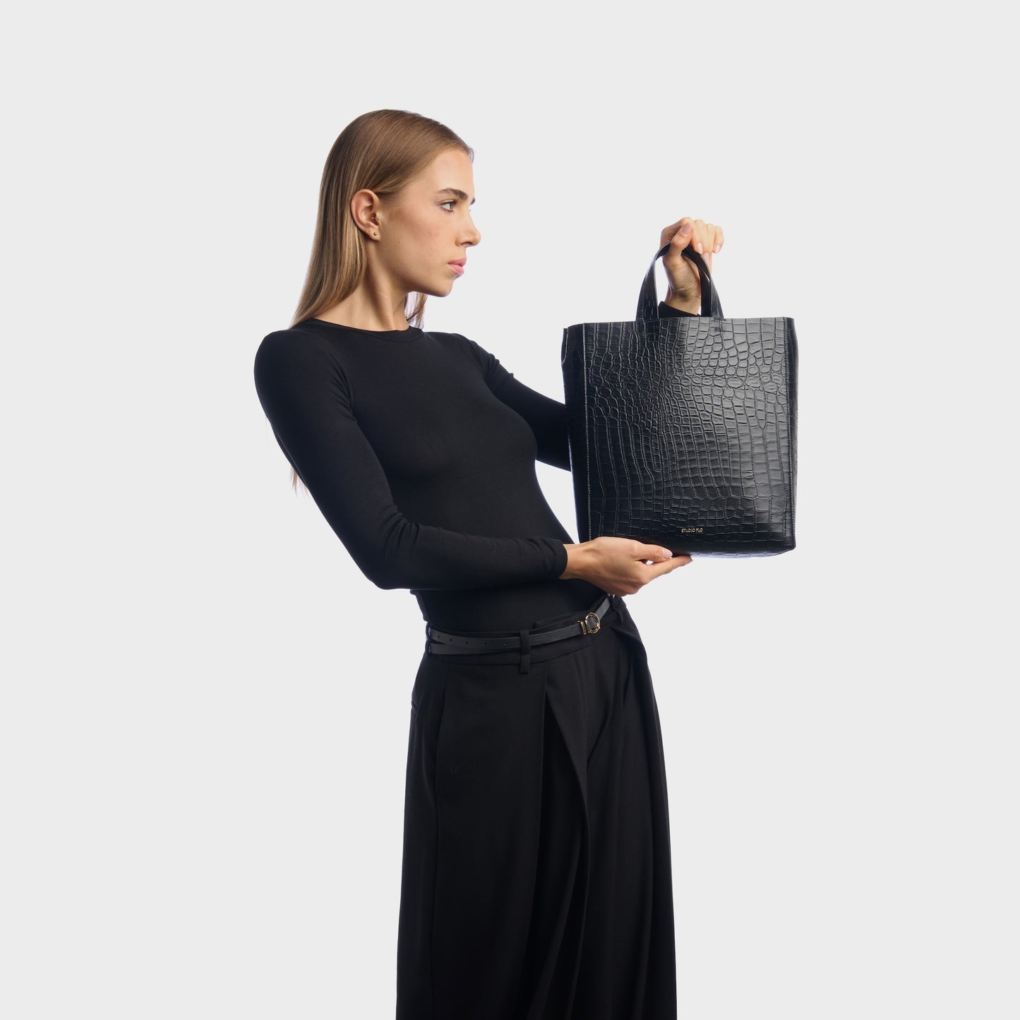 BAGUP SHOPPER MEDIUM (Crocodile Embossed)