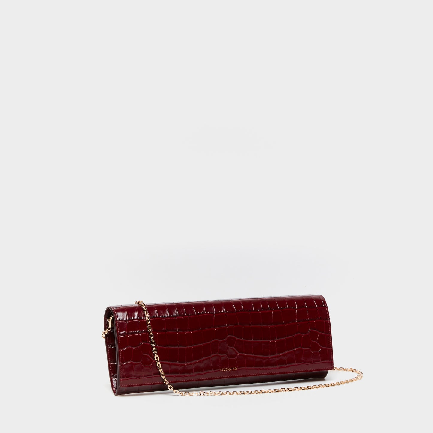 LUXECLASP CLUTCH (CROCODILE EMBOSSED)