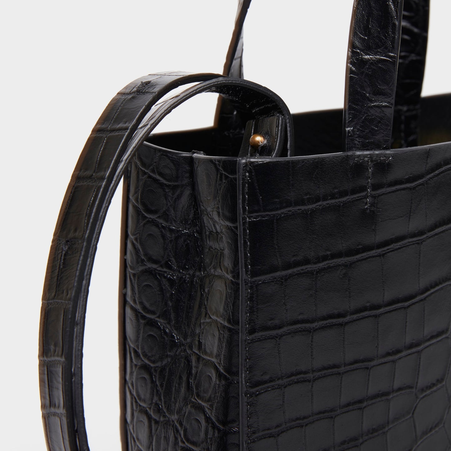BAGUP SHOPPER MINI (CROCODILE EMBOSSED)