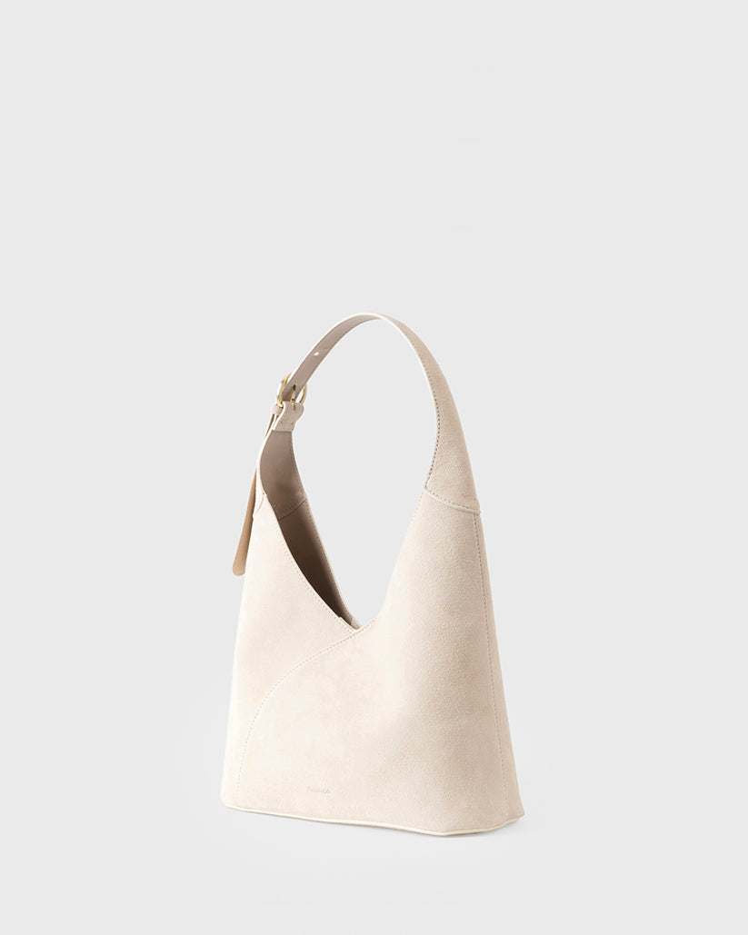 SINUÉ HOBO SUEDE - CREAM