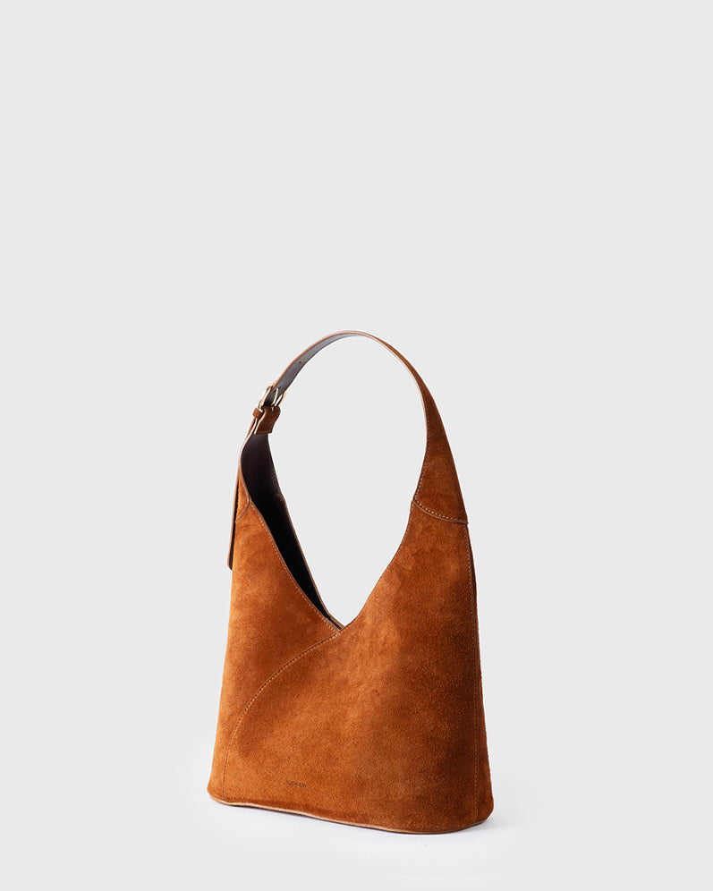 SINUÉ HOBO SUEDE - TAN