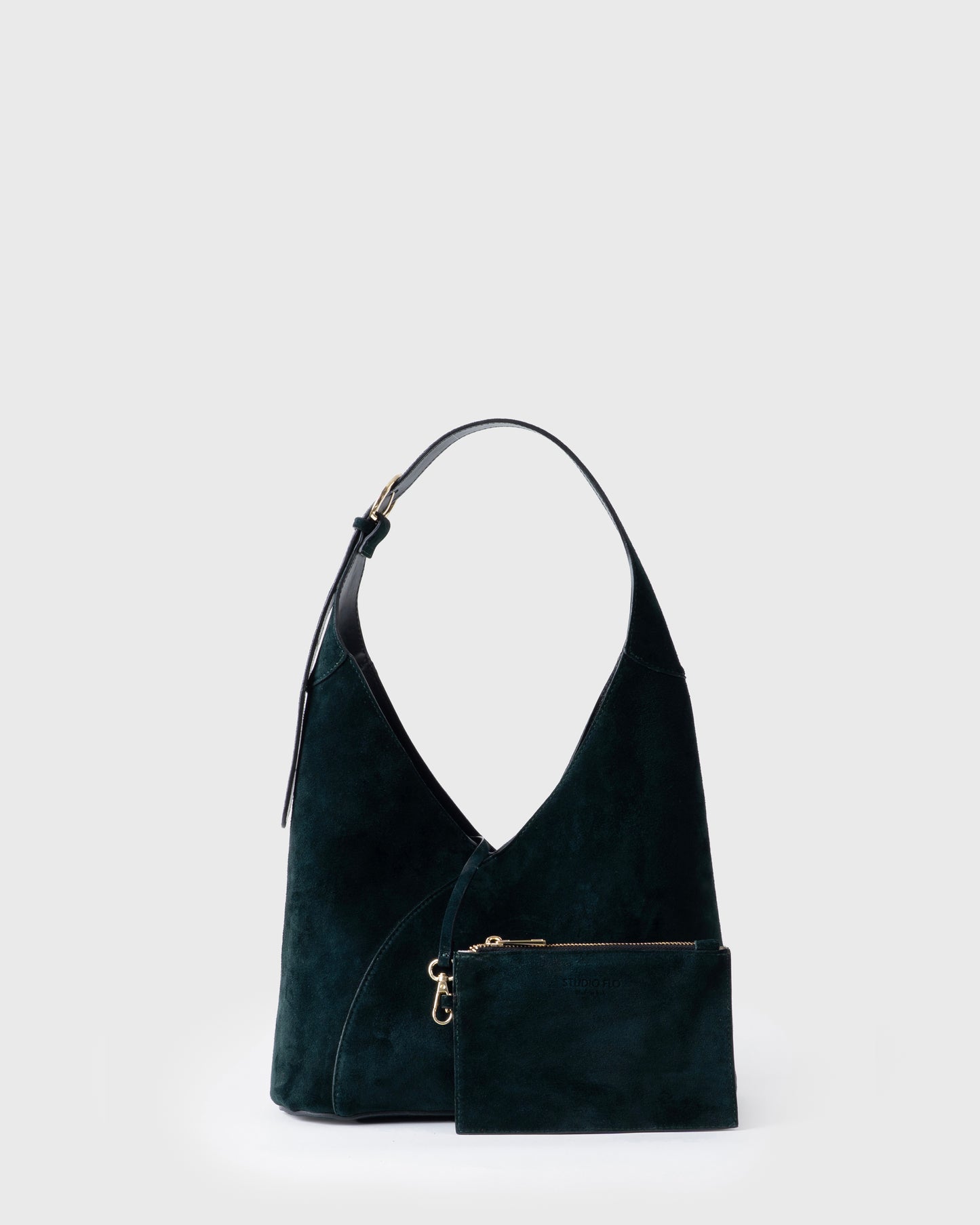 SINUÉ HOBO SUEDE - GREEN FOREST