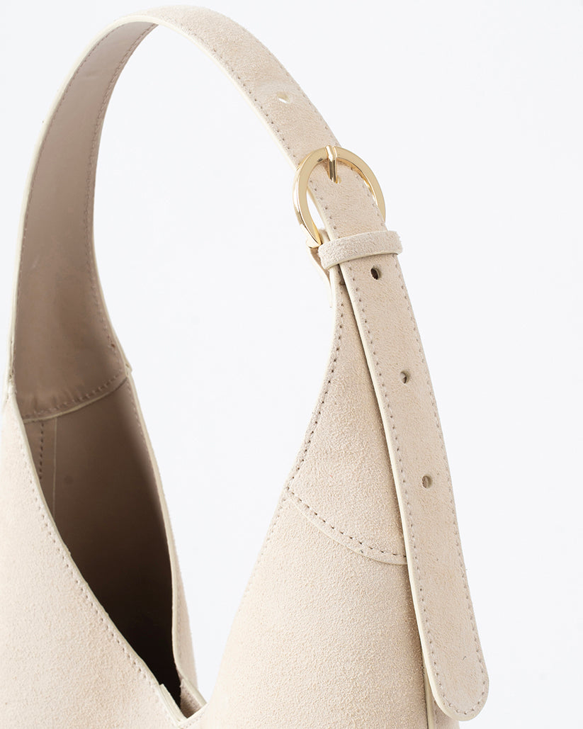 SINUÉ HOBO SUEDE - CREAM