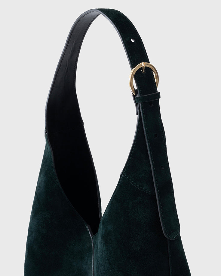 SINUÉ HOBO SUEDE - GREEN FOREST