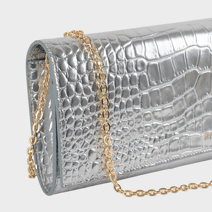 LUXECLASP CLUTCH - SILVER