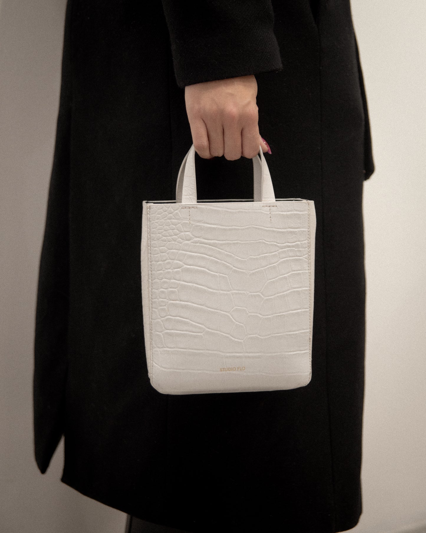 BAGUP SHOPPER MINI (CROCODILE EMBOSSED)