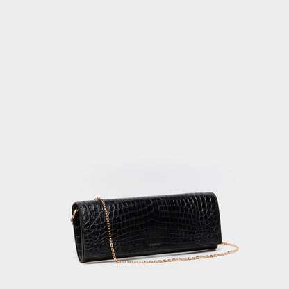 LUXECLASP CLUTCH (CROCODILE EMBOSSED)