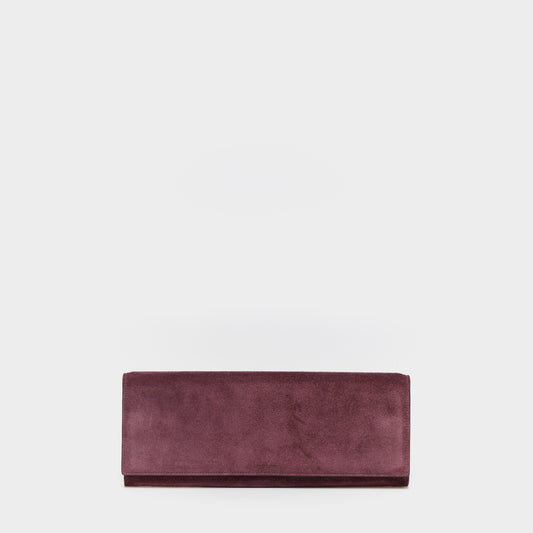 LUXECLASP CLUTCH SUEDE