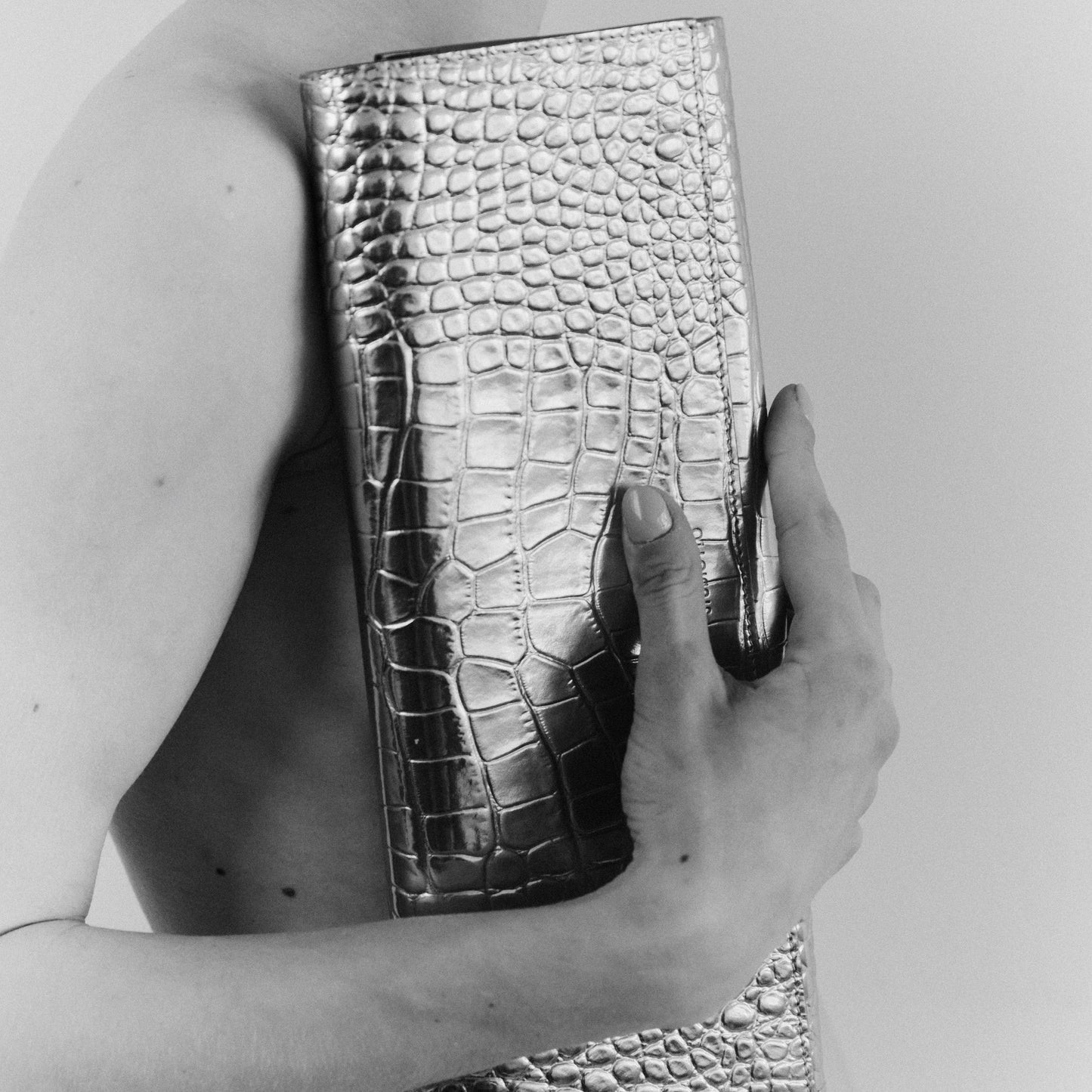 LUXECLASP CLUTCH - SILVER