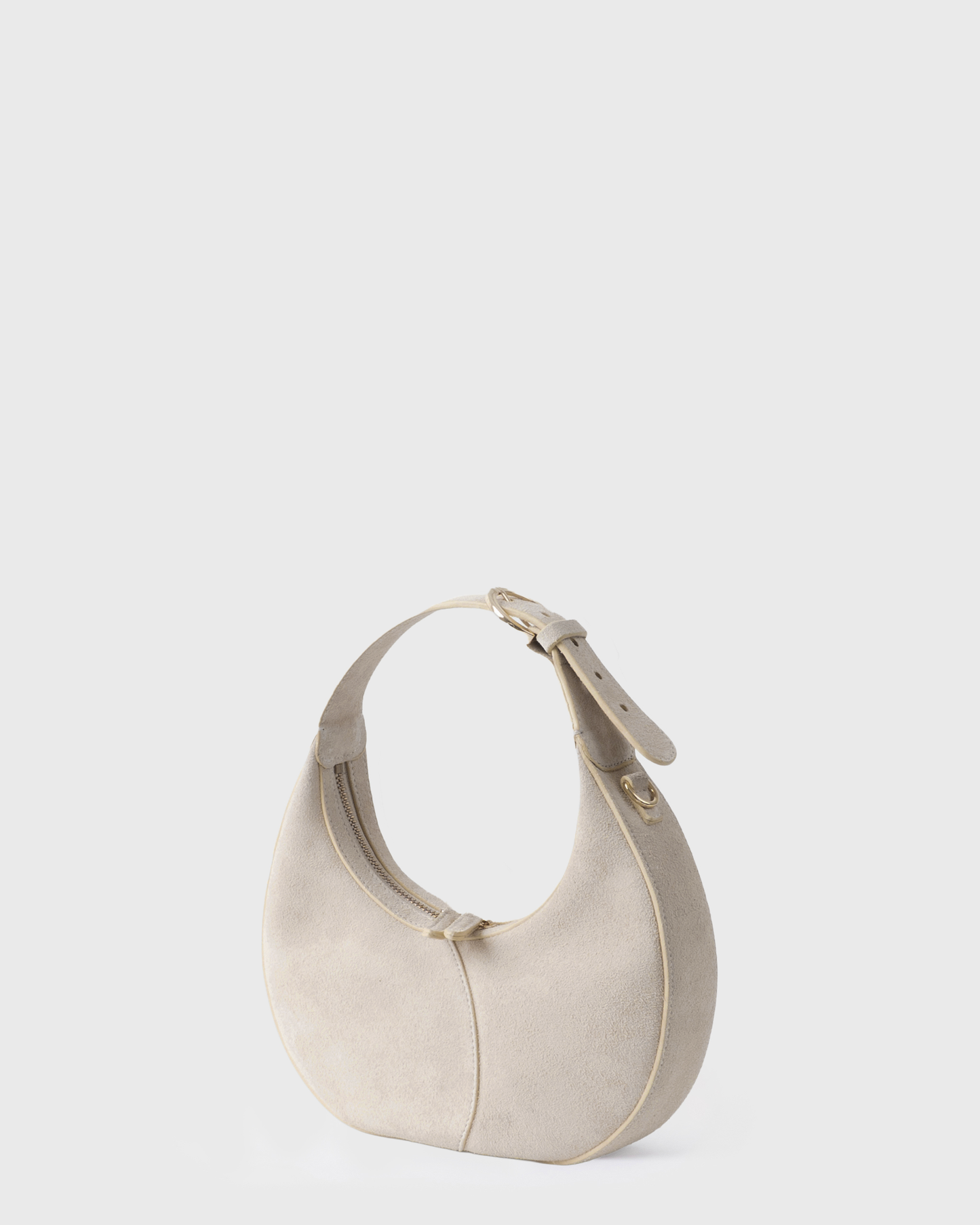 MOON LOOP MINI SUEDE - BEIGE