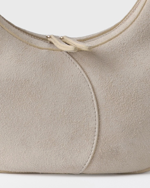 MOON LOOP MINI SUEDE - BEIGE