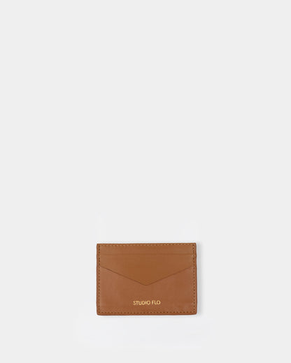 LYNEA CARD HOLDER - TAN