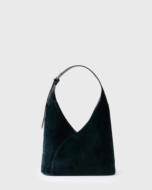 SINUÉ HOBO SUEDE - GREEN FOREST