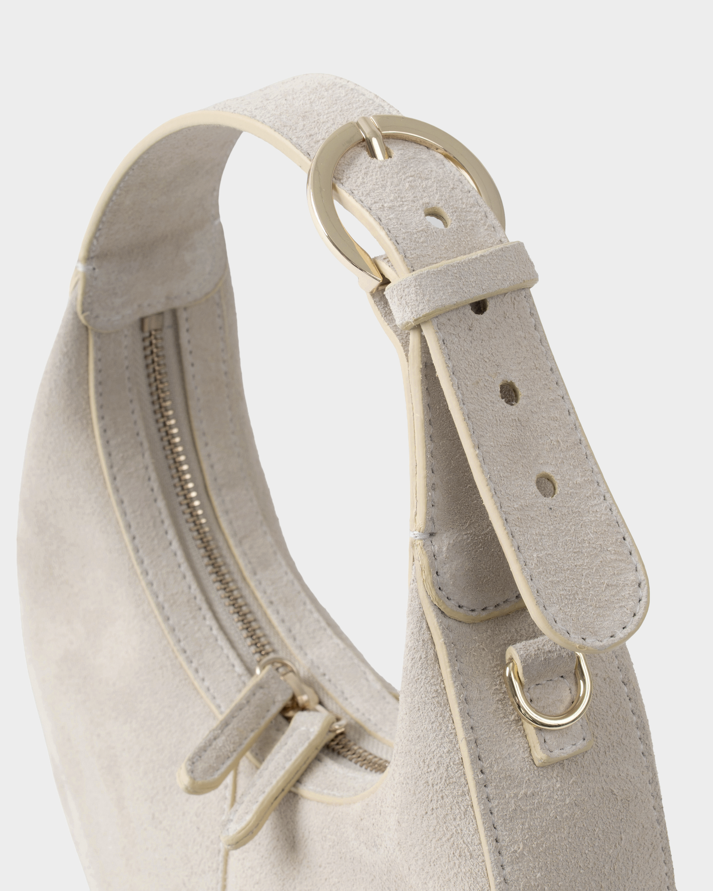 MOON LOOP MINI SUEDE - BEIGE