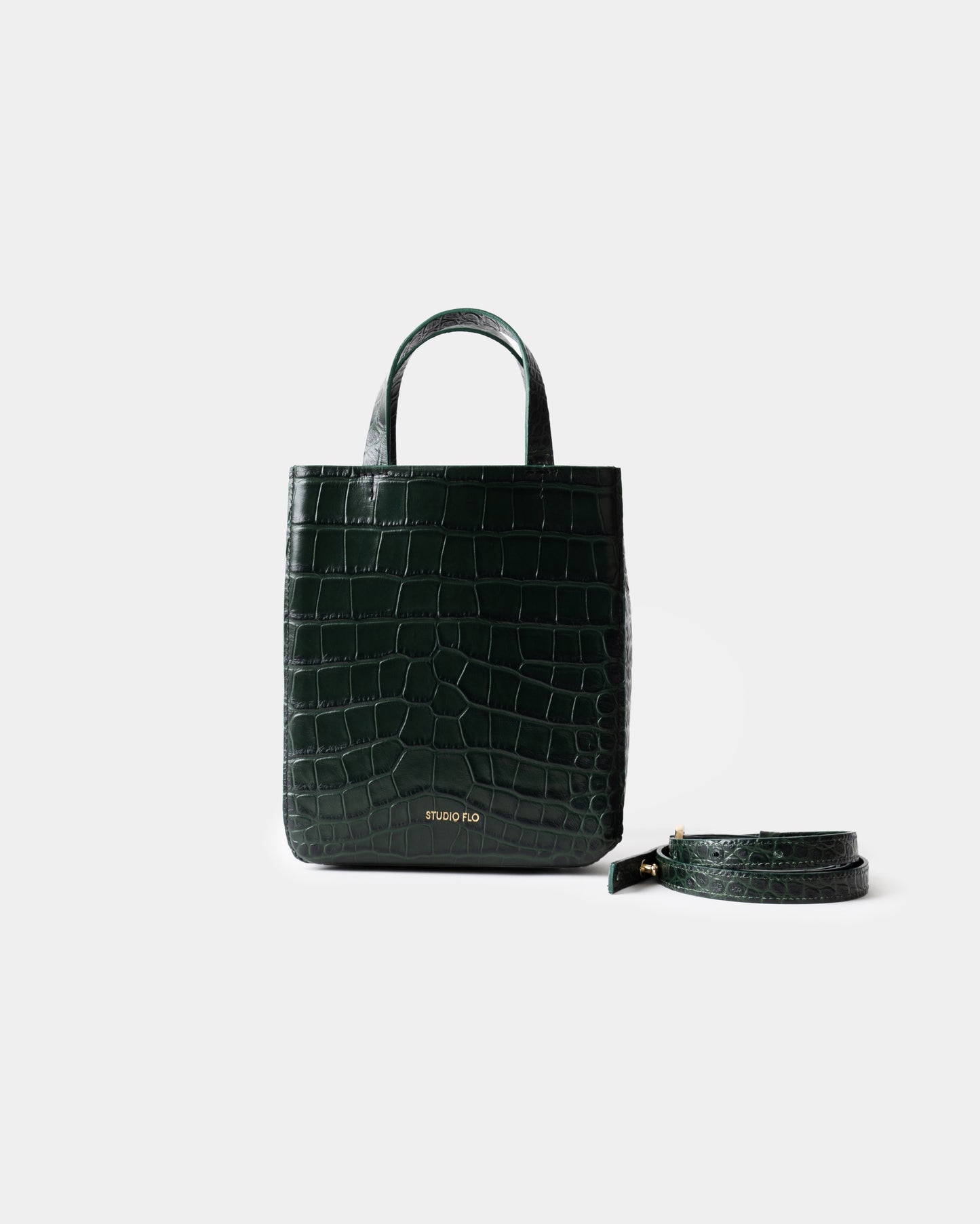 BAGUP SHOPPER MINI (CROCODILE EMBOSSED)