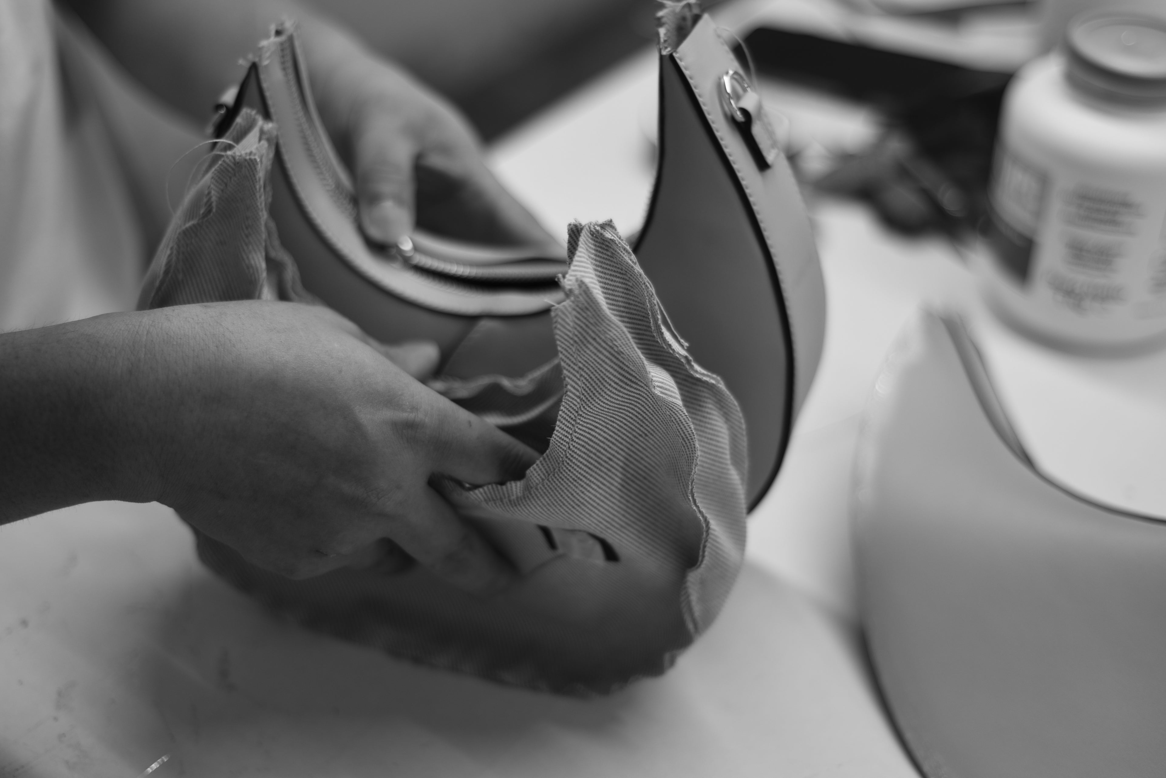 Load video: craftsmanship, artisans, leather, factory